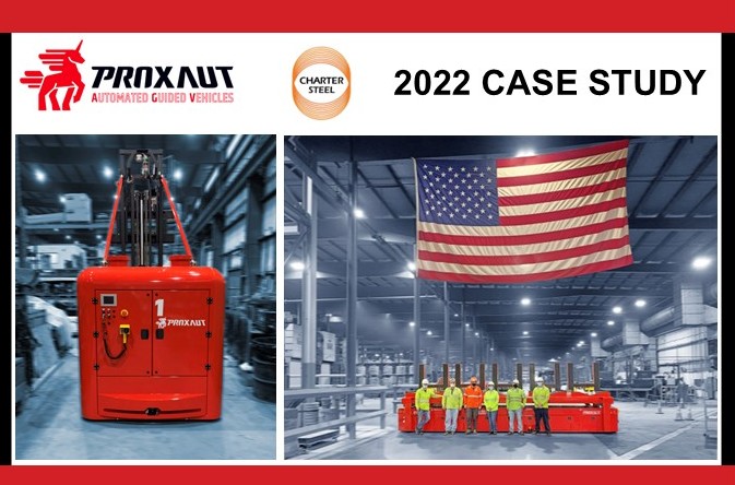 Robust and reliable AGVs in USA, the experience of Charter &amp; Steel