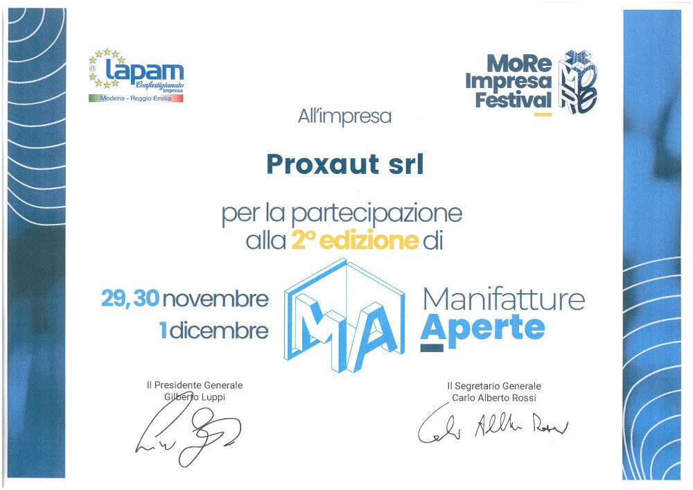 Projet "Manifatture Aperte" (Manufactures ouvertes) l’école rencontre les entreprises