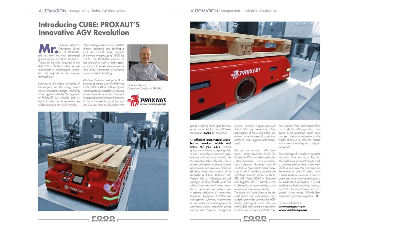 Interview With Gabriele Macchi - interview in Food Processing +Magazine (May 2024)