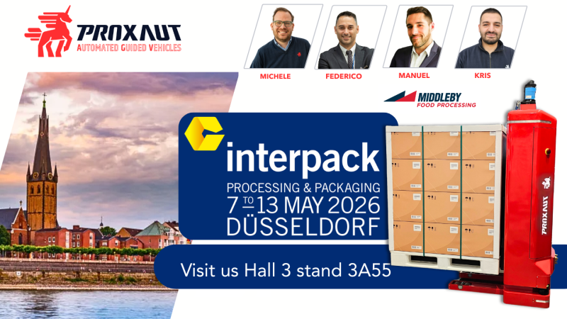 Interpack 2026, the leading trade fair for the packaging industry  (Middleby, Hall 3 stand 3A55) 