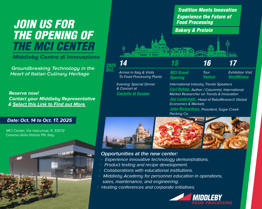 2025 MCI: Middleby Launches State-of-the-Art Innovation Center in Italy