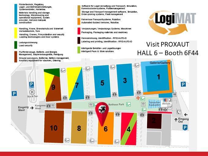 MappaPROXAUT Hall 6 Booth 6F44 exhibition areas